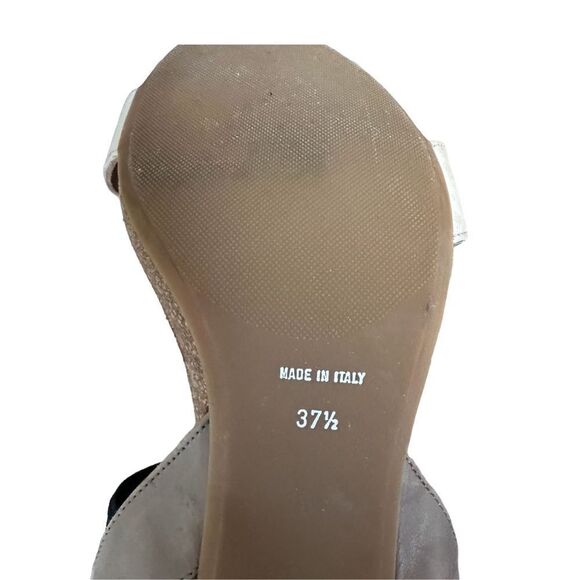 Anyi Lu Women’s Colorblock Bianka Heeled Slingback Dress Sandals Size 7.5 - Picture 8 of 9